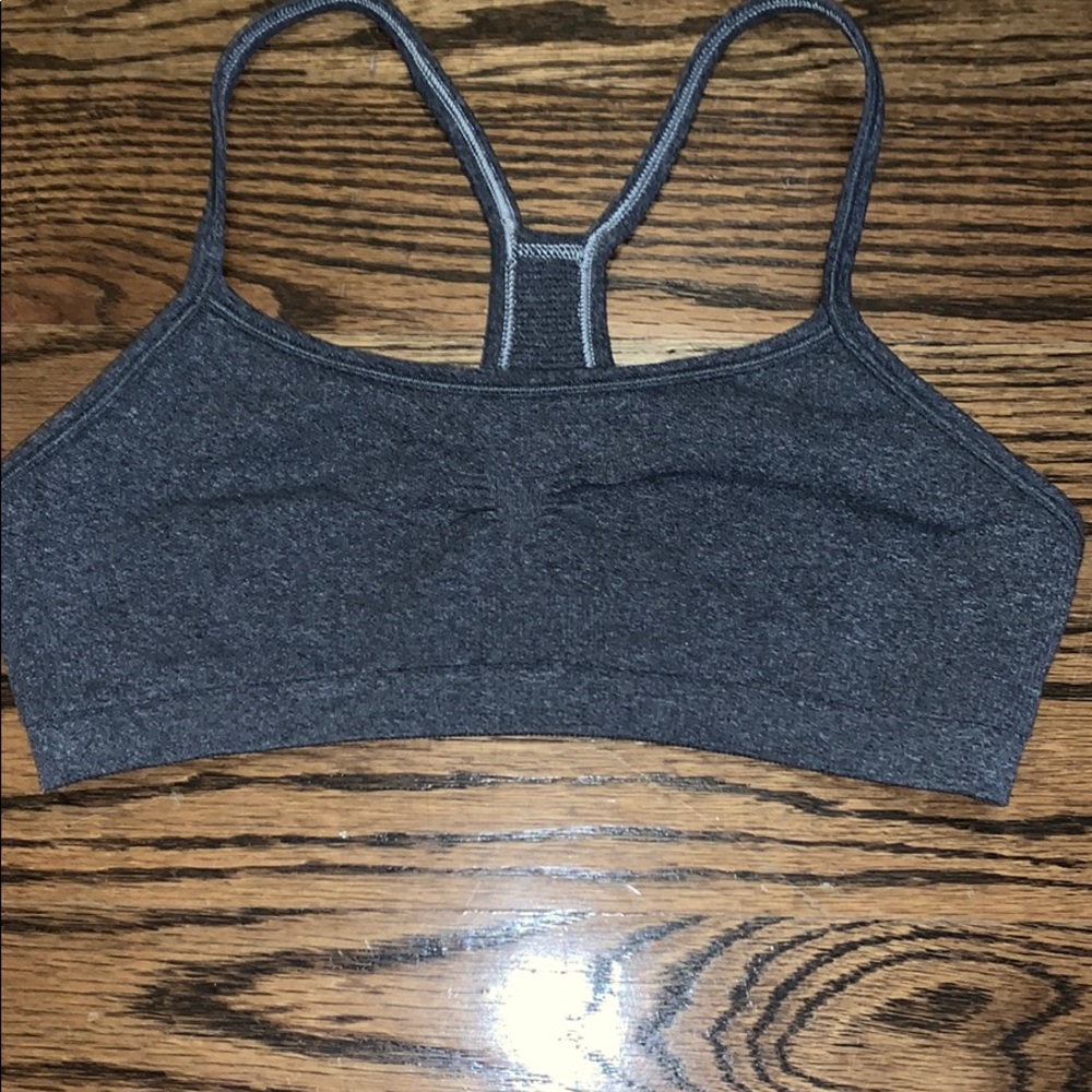 Heather grey ivivva sports bra.